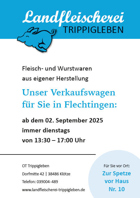 Landfleischerei Trippigleben in Flechtingen